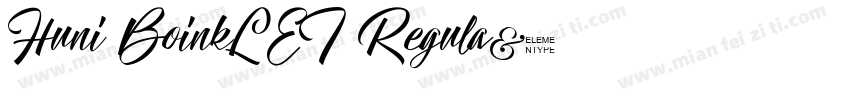 Huni_BoinkLET Regula字体转换